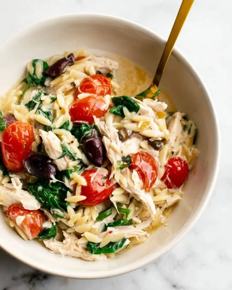 Mediterranean Chicken Orzo Recipe