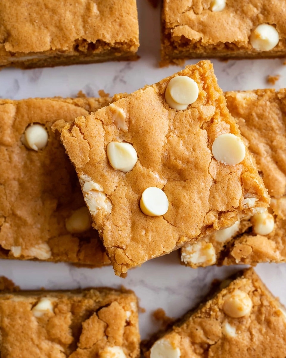 Gluten Free Blondies with White Chocolate Chips Recipe