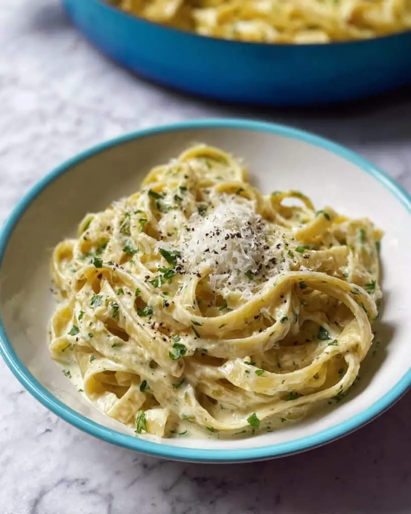 Creamy Homemade Fettuccine Alfredo Recipe