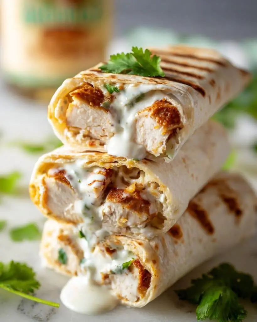 Chicken Ranch Wraps Recipe