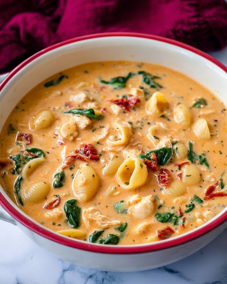 Creamy Tuscan Chicken Soup (aka "Marry Me Tuscan Chicken Soup") Recipe