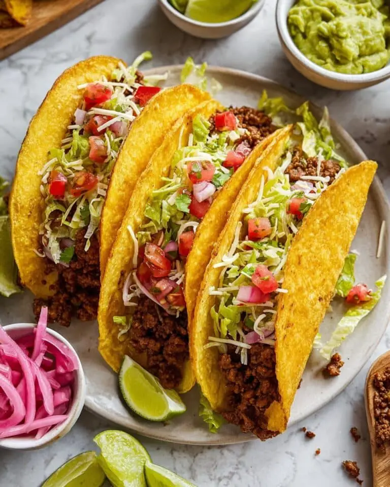 Crispy Ground Beef Tacos Recipe
