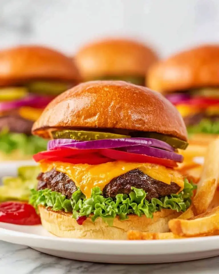 Baked Hamburger Patties with BBQ Sauce Recipe