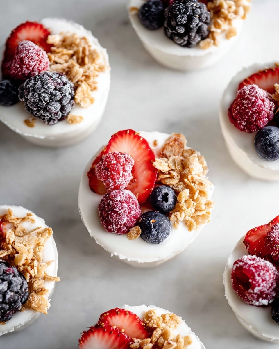 Frozen Yogurt Granola Cups Recipe