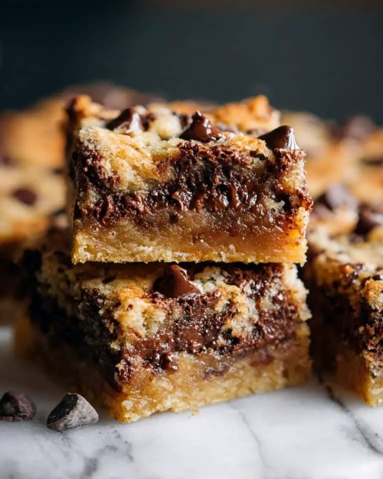 Chocolate Chip Cookie Butter Bars Recipe
