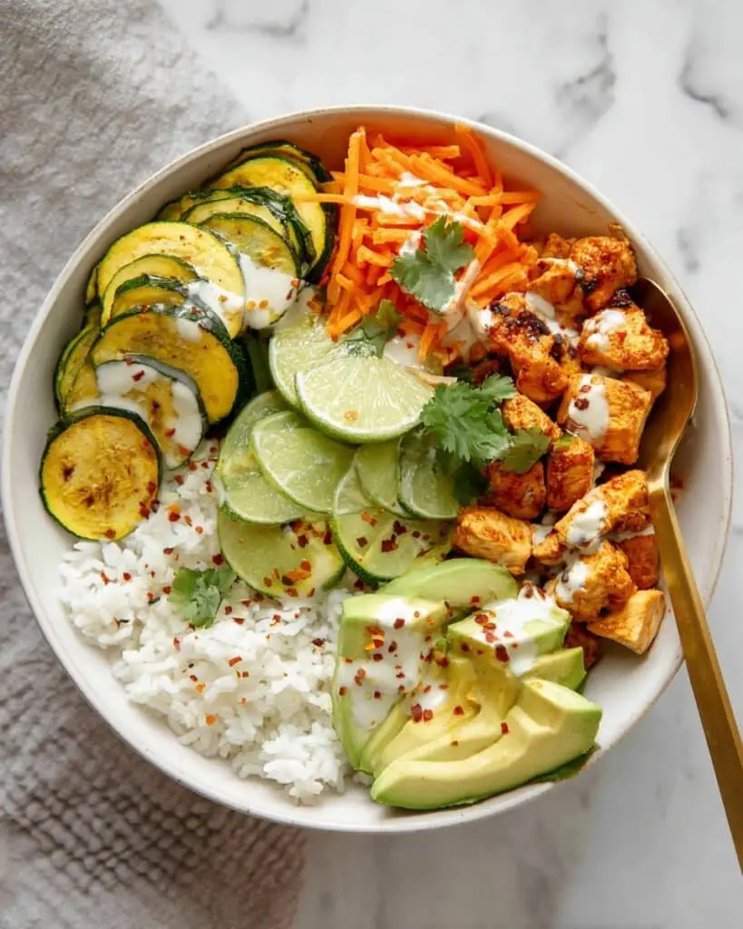Hot Honey Chicken and Rice Bowls Recipe