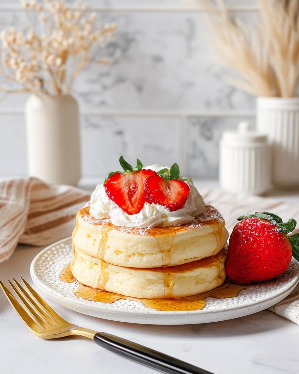 Fluffy Japanese Soufflé Pancakes Recipe