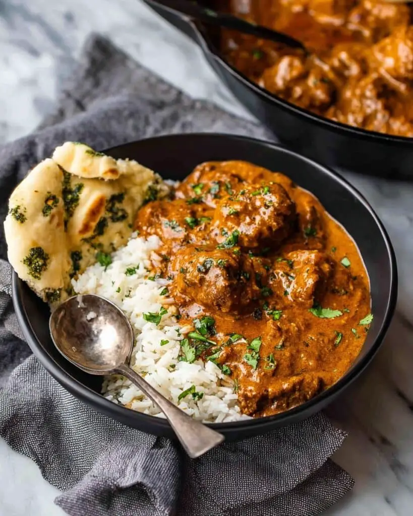 Creamy Chicken Tikka Masala with Basmati Rice Recipe