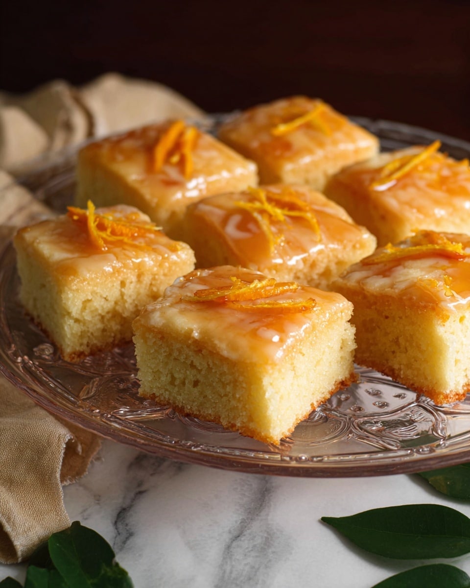 Greek Orange Semolina Cake Recipe