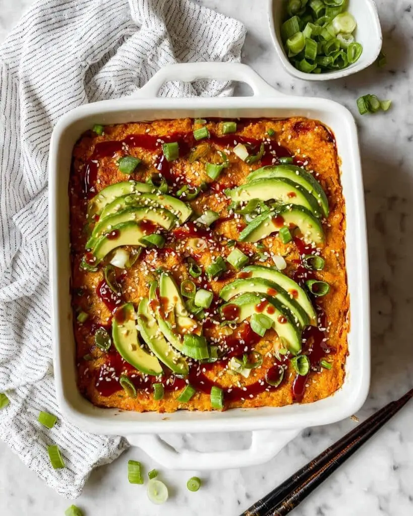 Salmon Sushi Bake Recipe