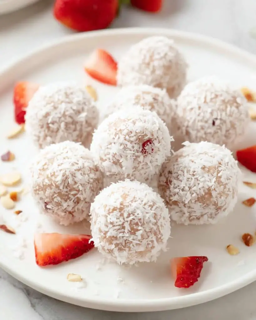 Strawberry Bliss Balls Recipe