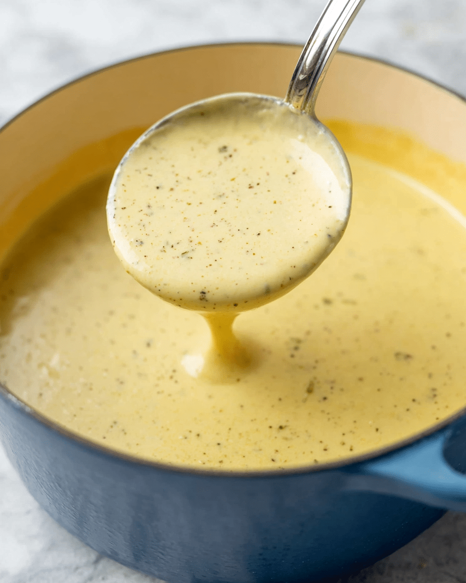 Creamy Zucchini Soup with Cheddar and Potatoes Recipe