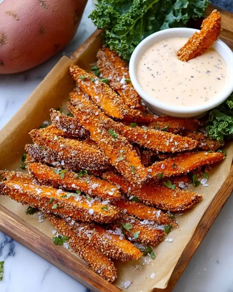 Garlic Parmesan Sweet Potato Wedges Recipe