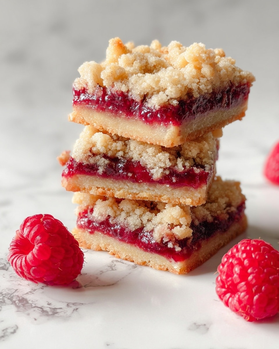 Five Ingredient Raspberry Bars Recipe