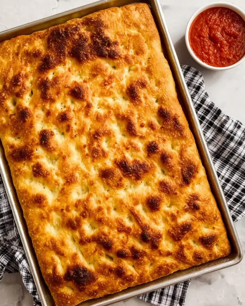 Parmesan Focaccia Bread with Potatoes Recipe