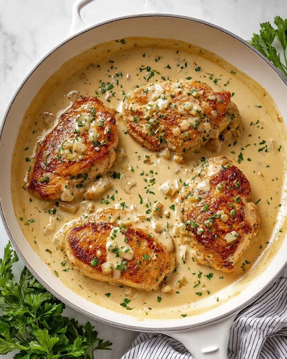 Creamy Garlic Chicken Recipe
