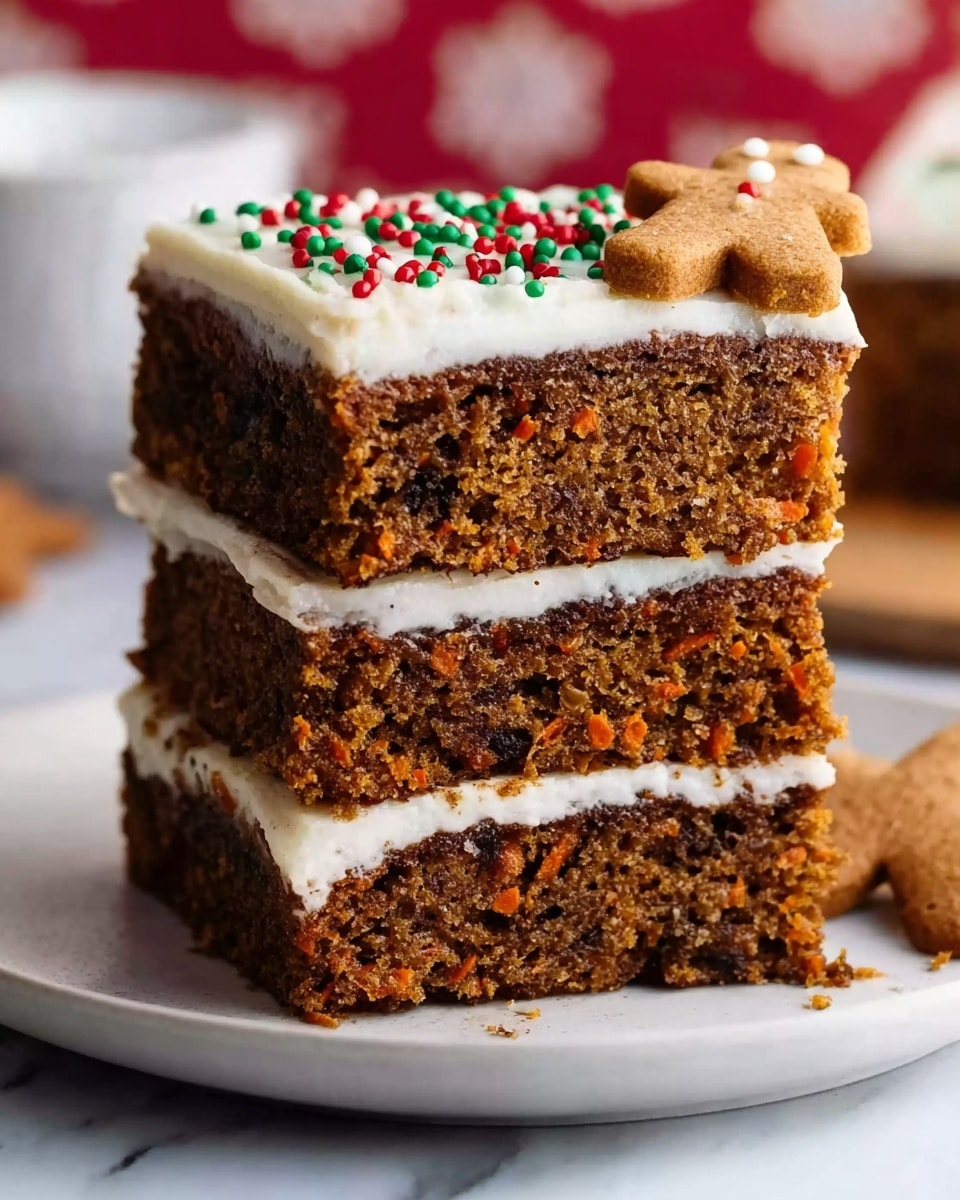 Gingerbread Cookie Bars with Cream Cheese Frosting Recipe