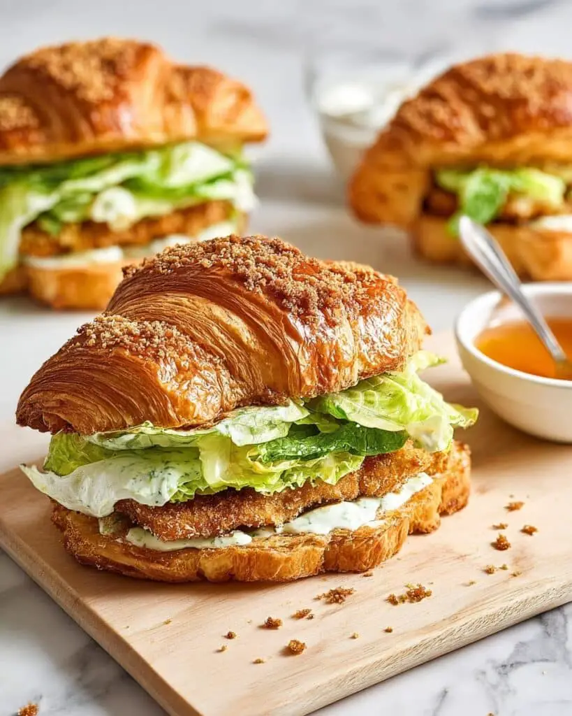 Crispy Chicken Croissant Sandwich Recipe