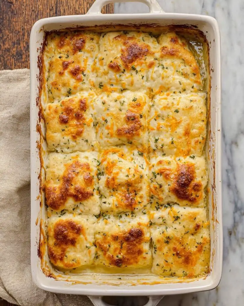 Cheesy Butter Swim Biscuits Recipe