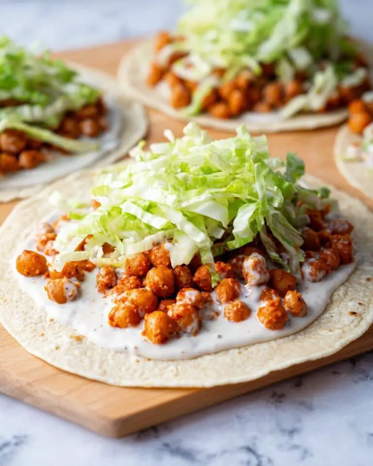 Buffalo Cauliflower Wrap Recipe
