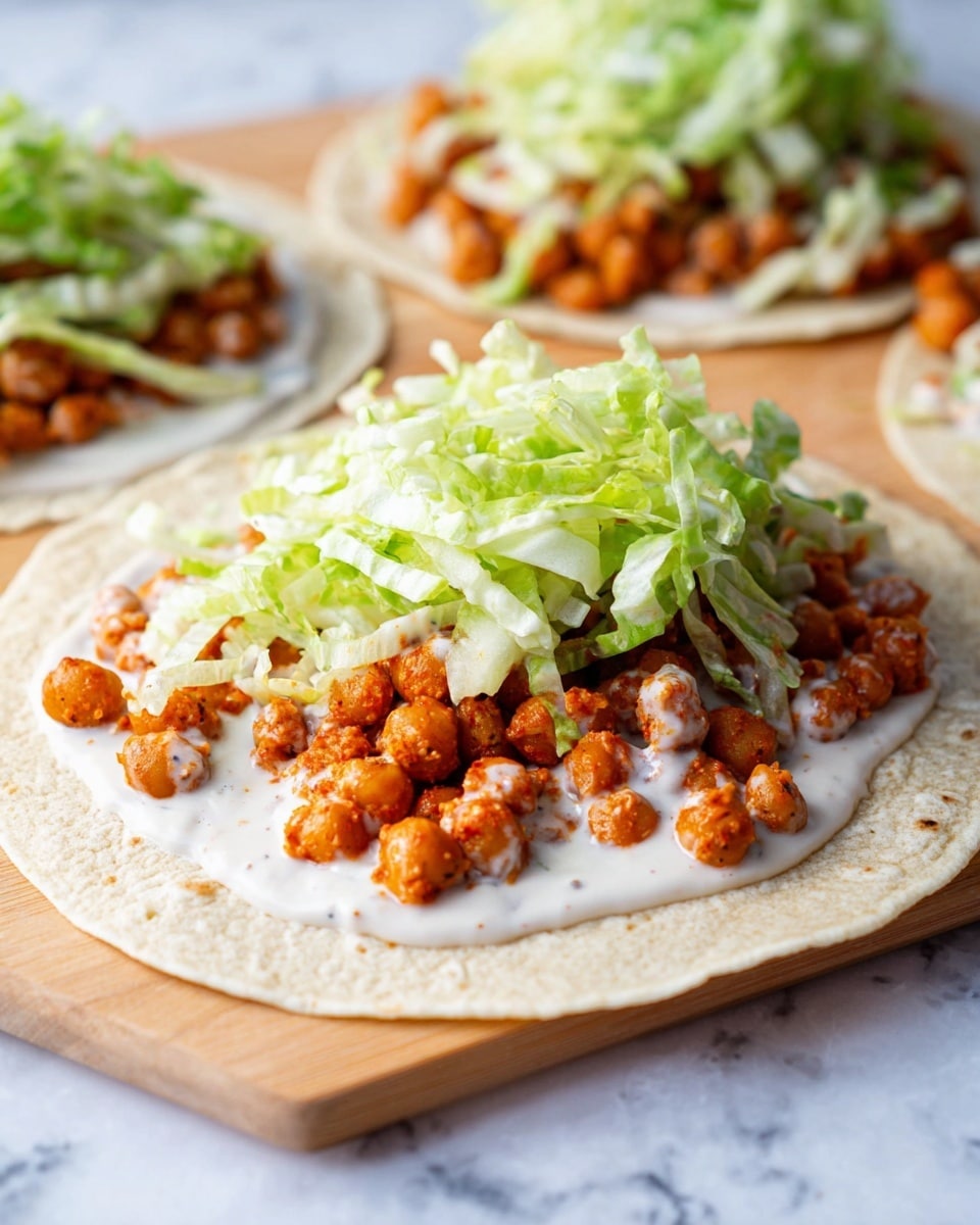 Buffalo Cauliflower Wrap Recipe