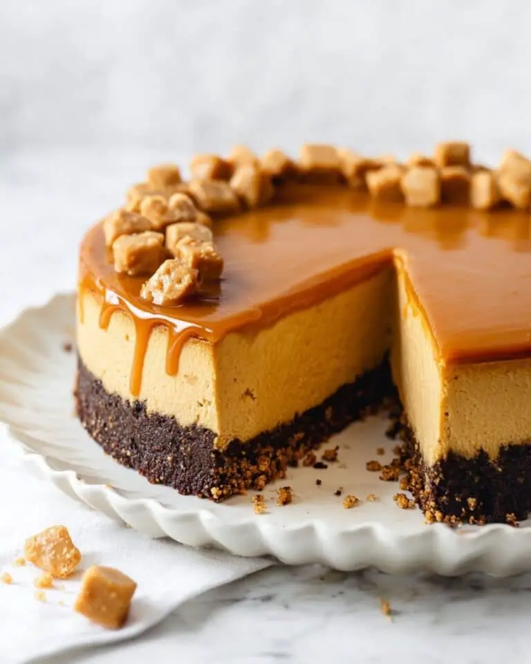 Loaded Butterscotch Cheesecake Recipe