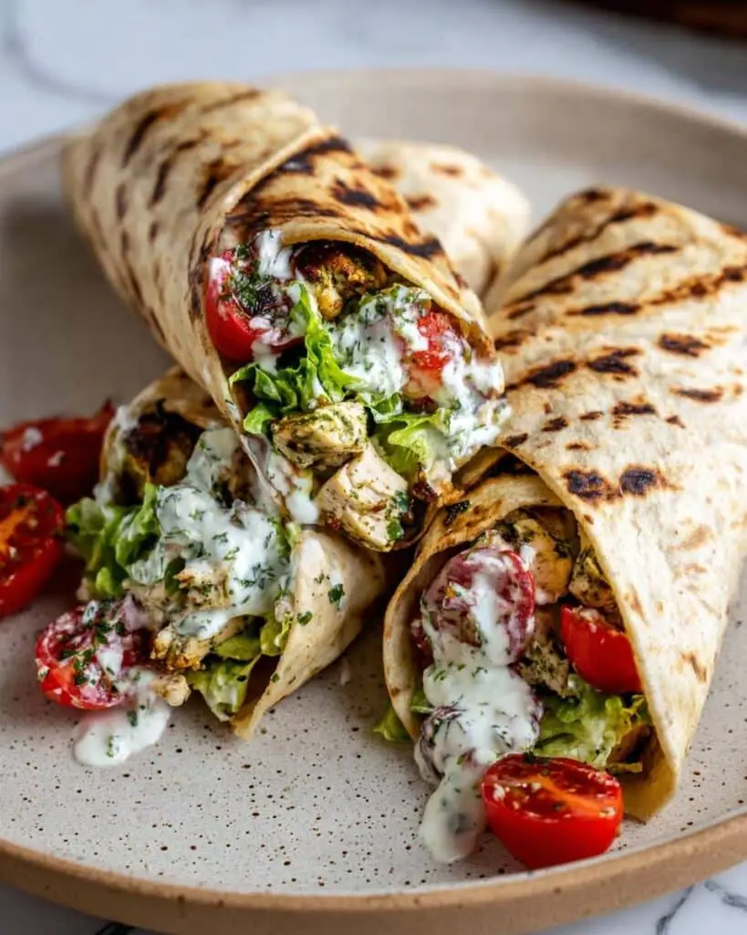 Chicken Pesto Wraps Recipe