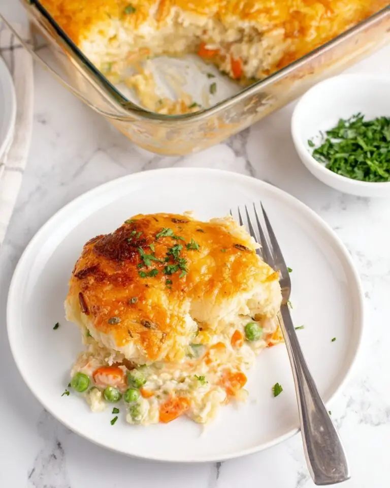 Chicken Cobbler Casserole Recipe