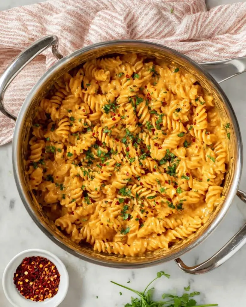 Creamy Cottage Cheese Tomato Pasta Recipe