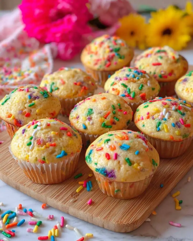 Funfetti Greek Yogurt Muffins Recipe