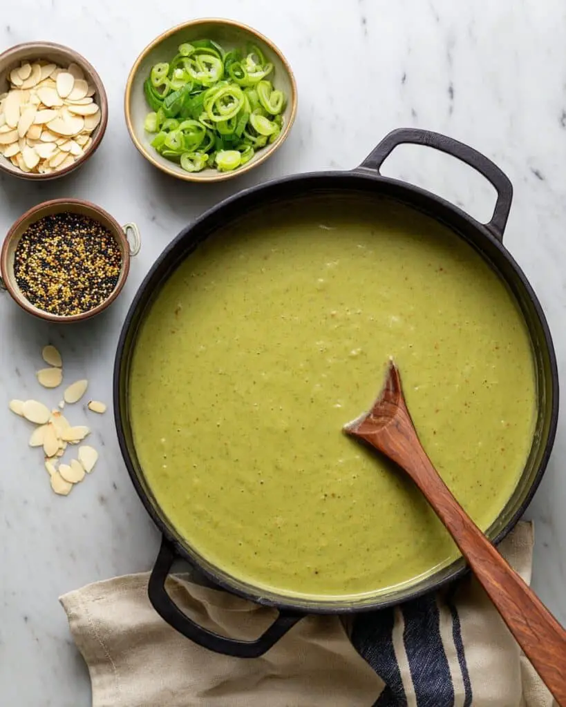 Creamy Broccoli and Red Lentil Soup Recipe