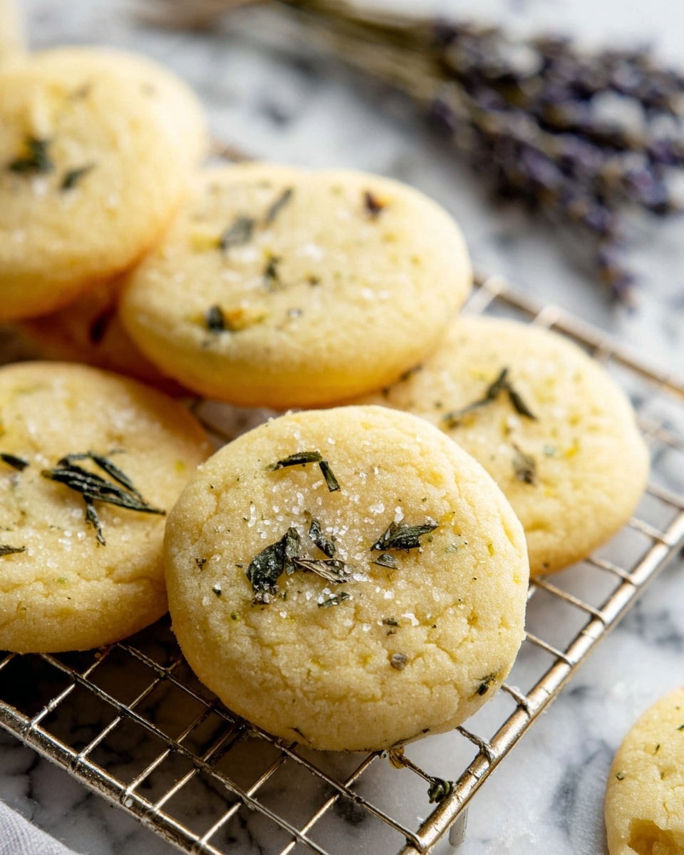 Soft and Tender Lemon Lavender Sugar Cookies Recipe