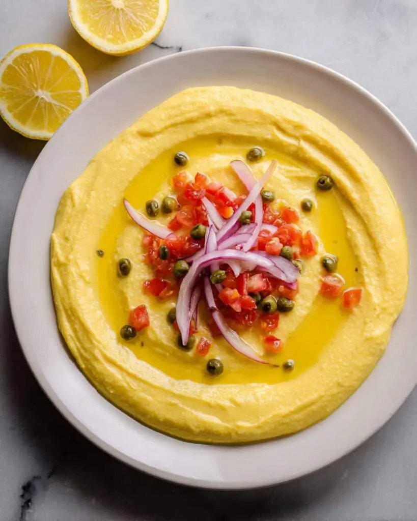 Fava – Greek Yellow Split Peas Dip Recipe