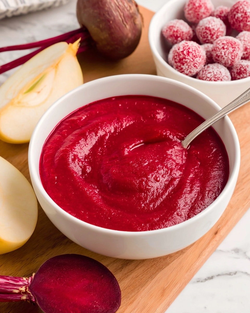 Strawberry Beet Instant Pot Applesauce Recipe