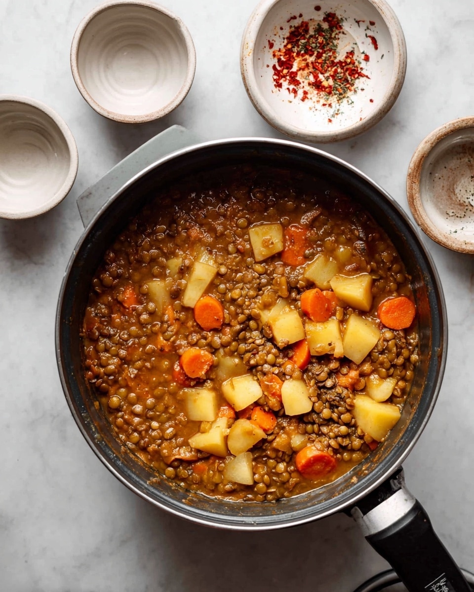 Lentil Stew with Potatoes and Carrots Recipe