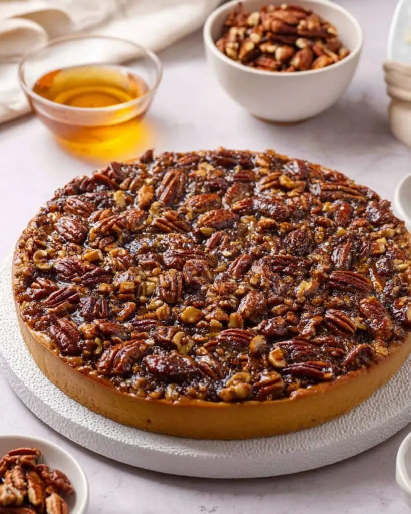 Vegan Pecan Upside Down Cake Recipe