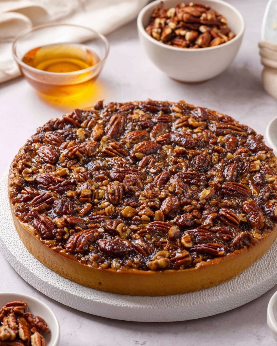 Vegan Pecan Upside Down Cake Recipe
