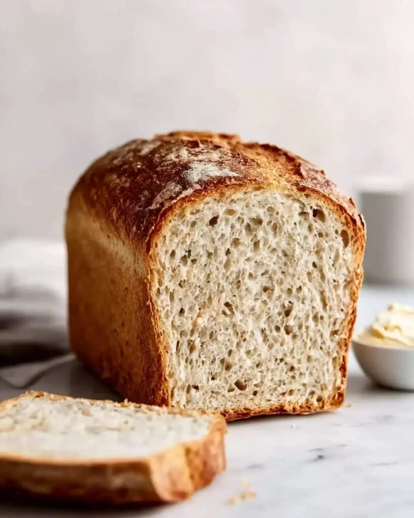 No-Knead Honey Oat Bread Recipe