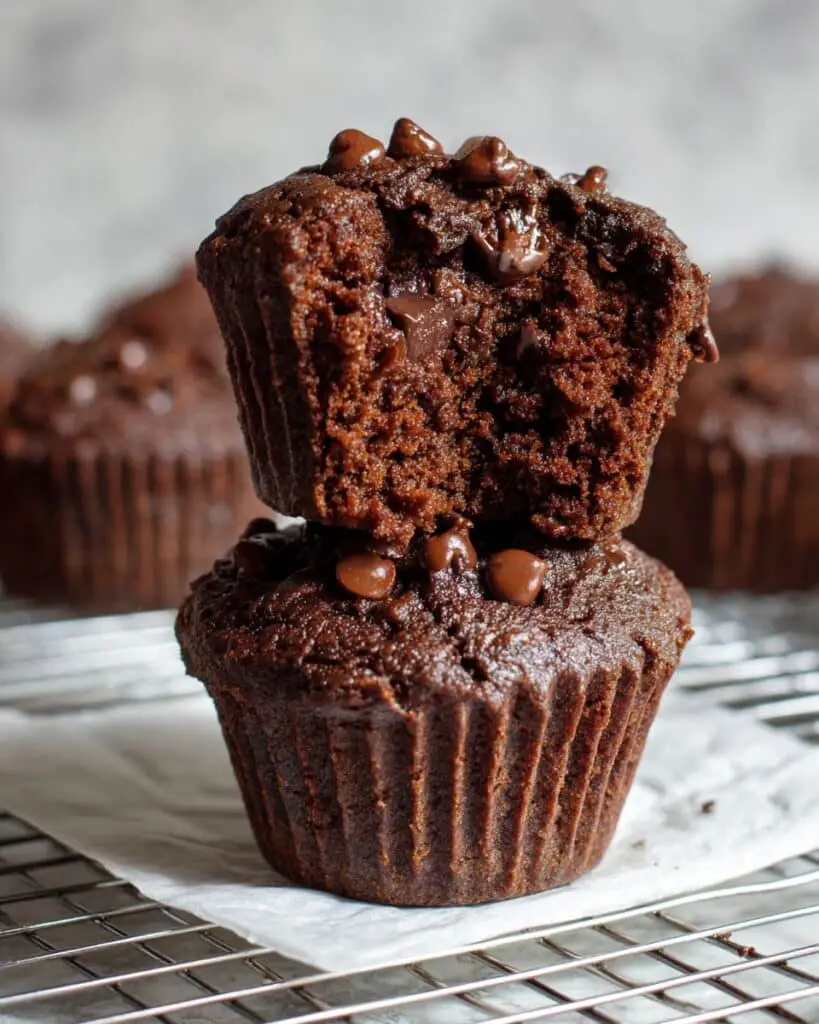 Applesauce Chocolate Muffins Recipe