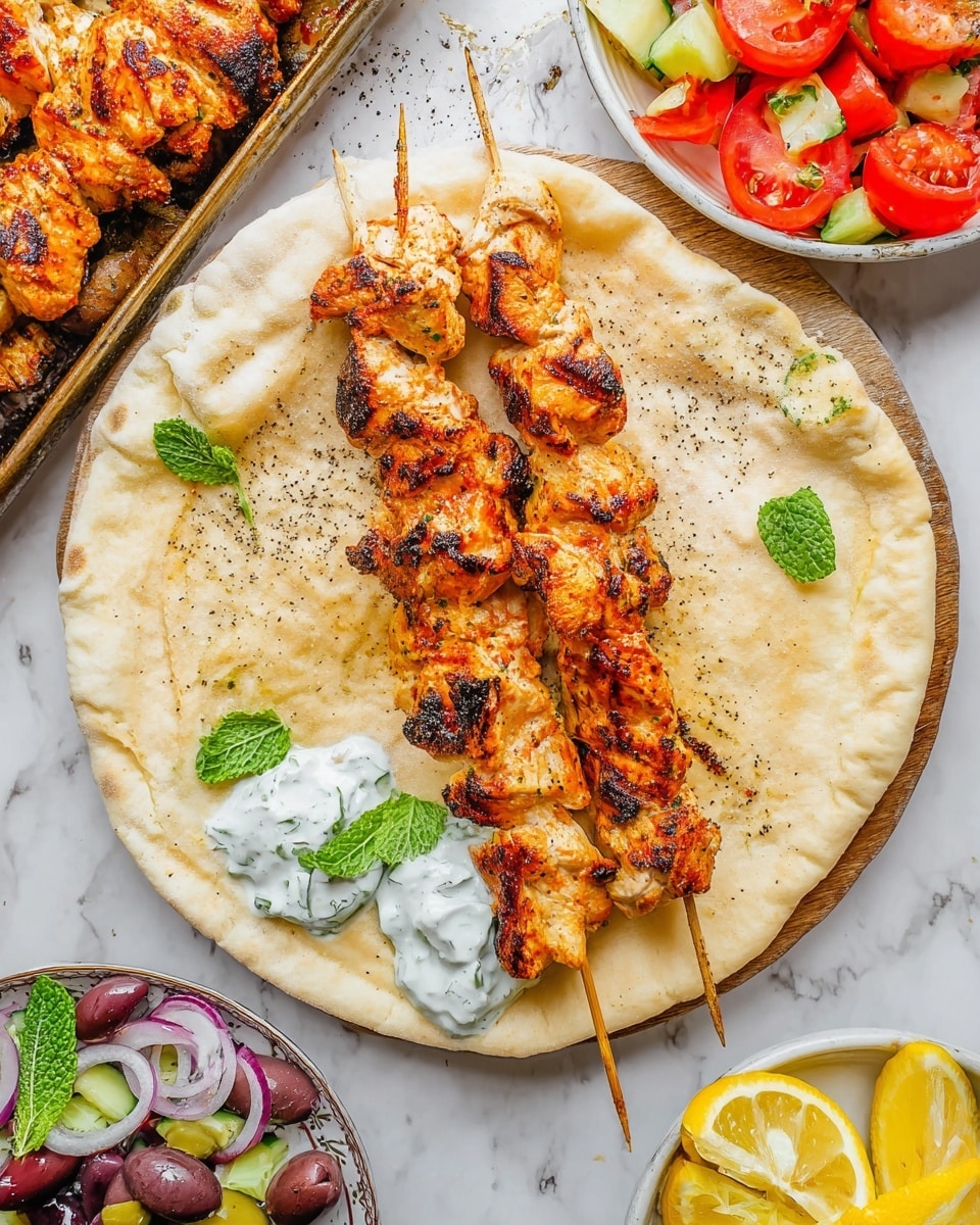 Greek Chicken Kabobs Recipe