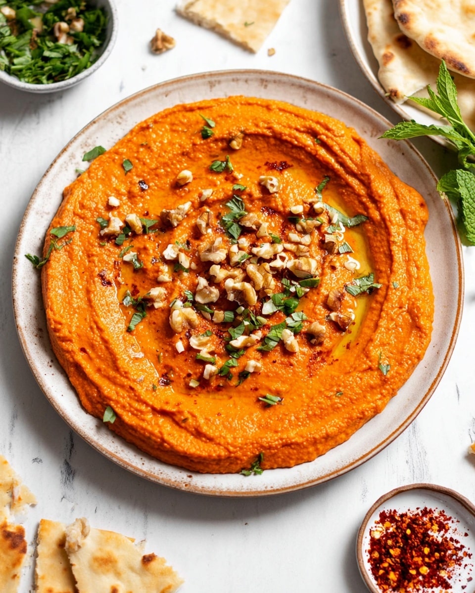 Roasted Red Pepper Walnut Dip Recipe