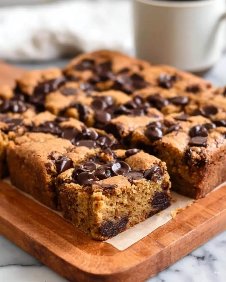 Chickpea Blondies with Chocolate Chips and Nut-Free Option Recipe