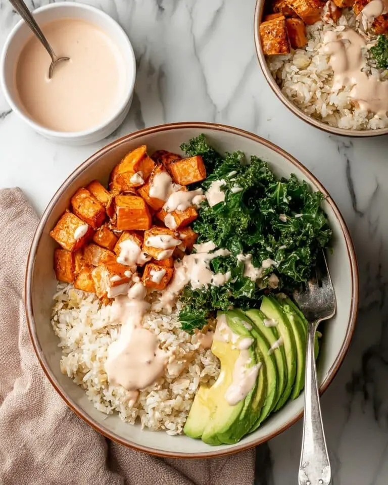 Roasted Chicken, Sweet Potato, and Kale Bowls Recipe