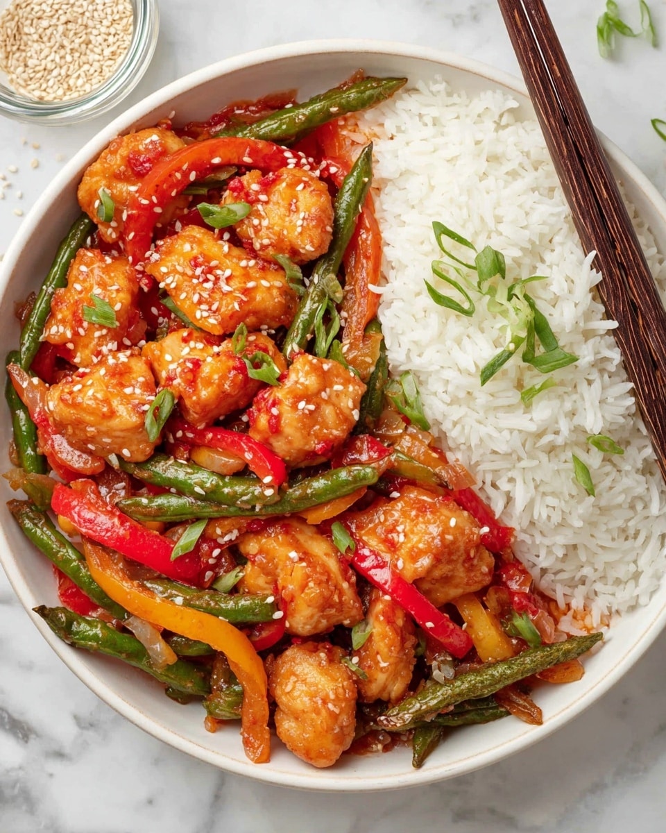 Sweet Thai Chili Chicken Stir Fry Recipe