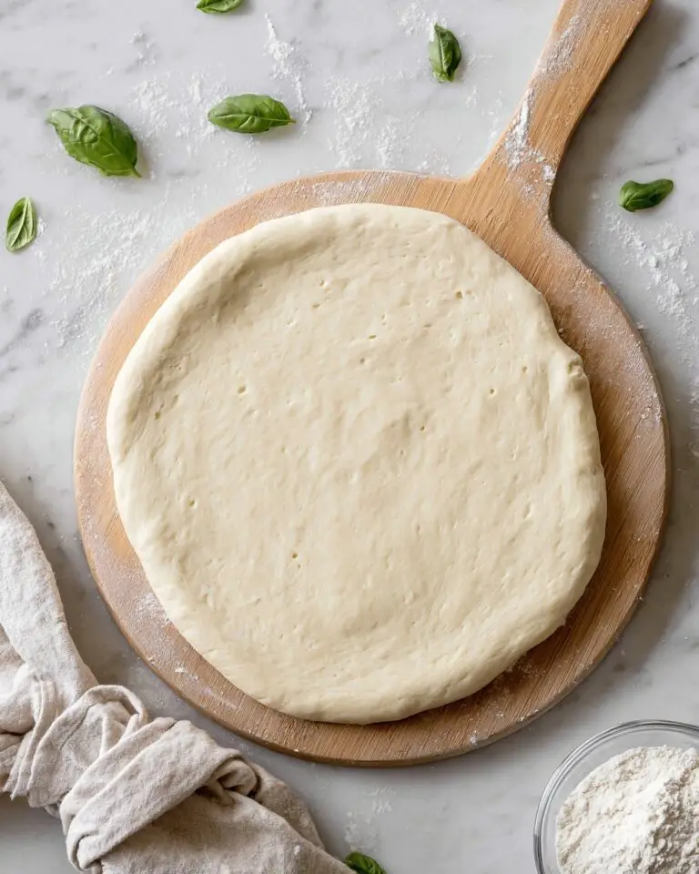 Crispy Artisan Pizza Dough with Bubbly Crust Recipe