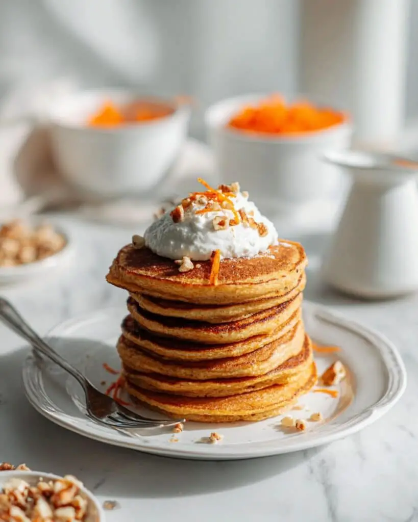 Feel-Good Oatmeal Blender Carrot Pancakes Recipe
