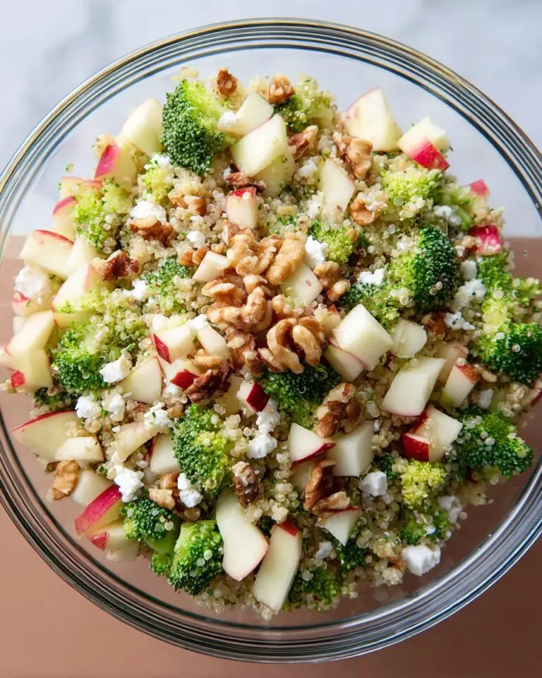 Broccoli Apple Quinoa Salad Recipe