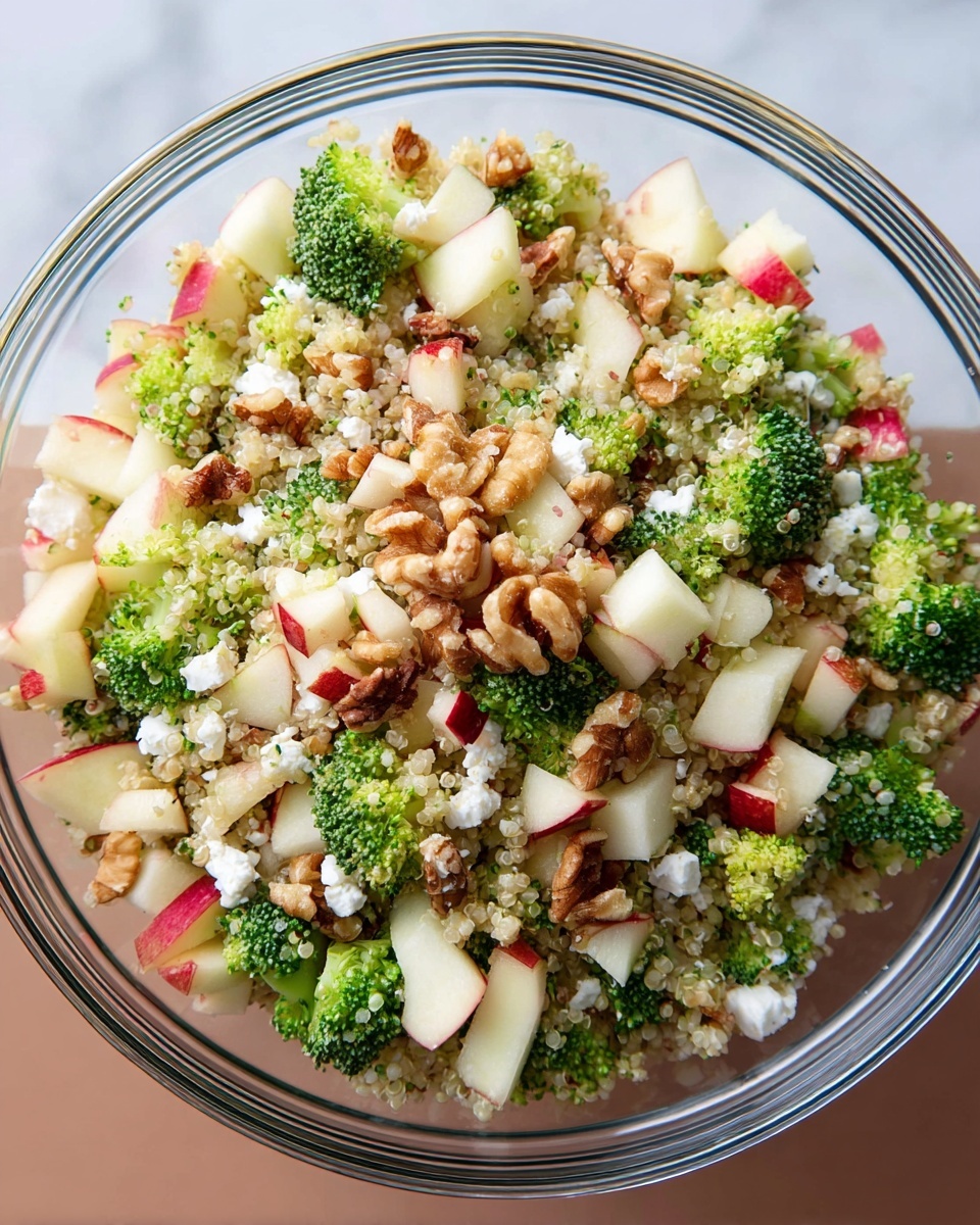 Broccoli Apple Quinoa Salad Recipe