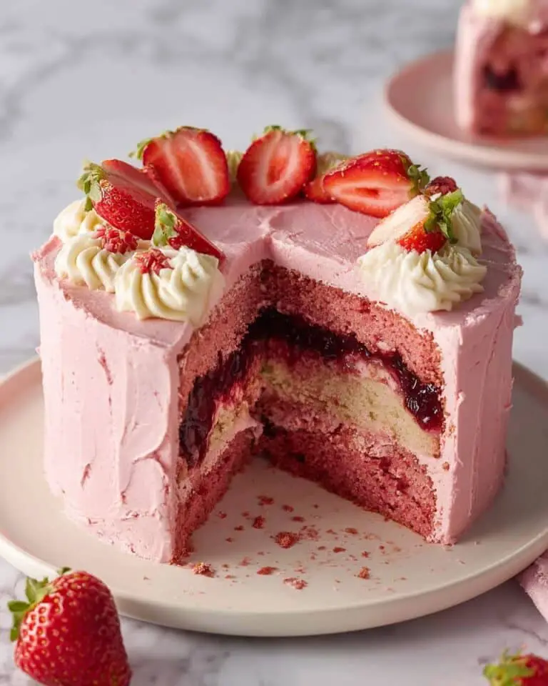 Small-batch Vegan Strawberry Cake Recipe