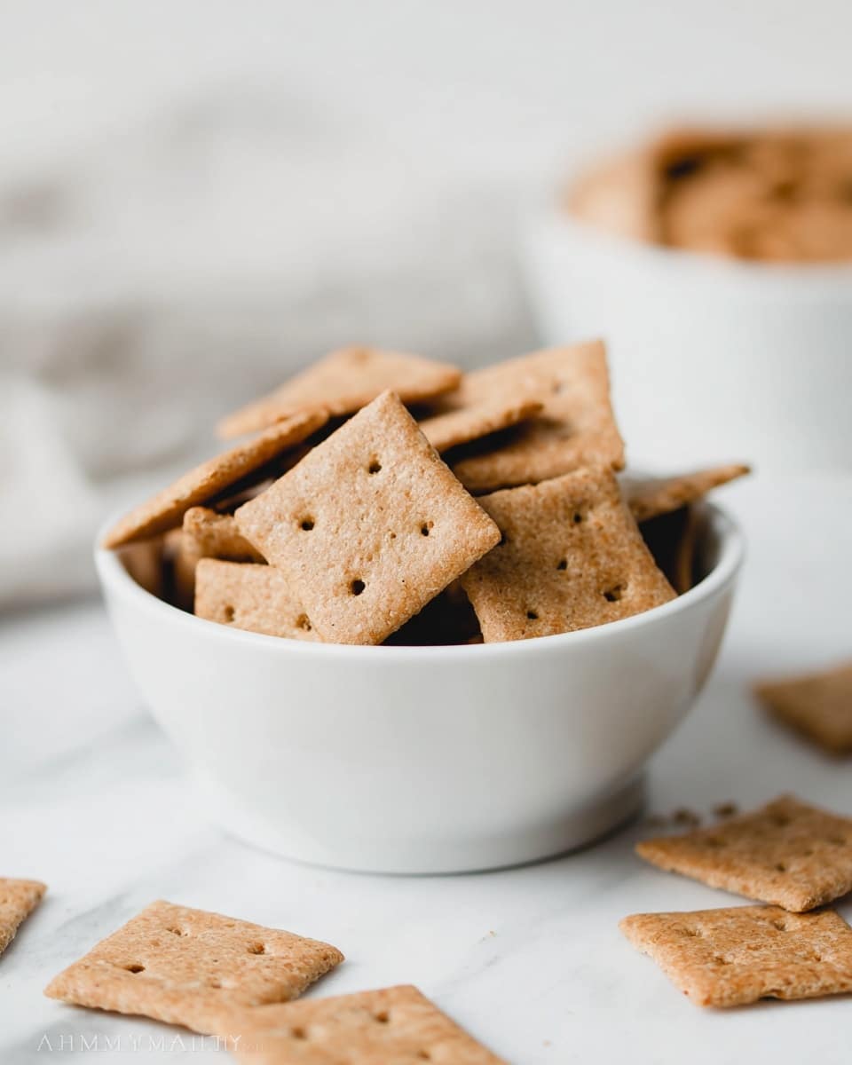 Healthy Homemade Mini Cinnamon Graham Crackers Recipe
